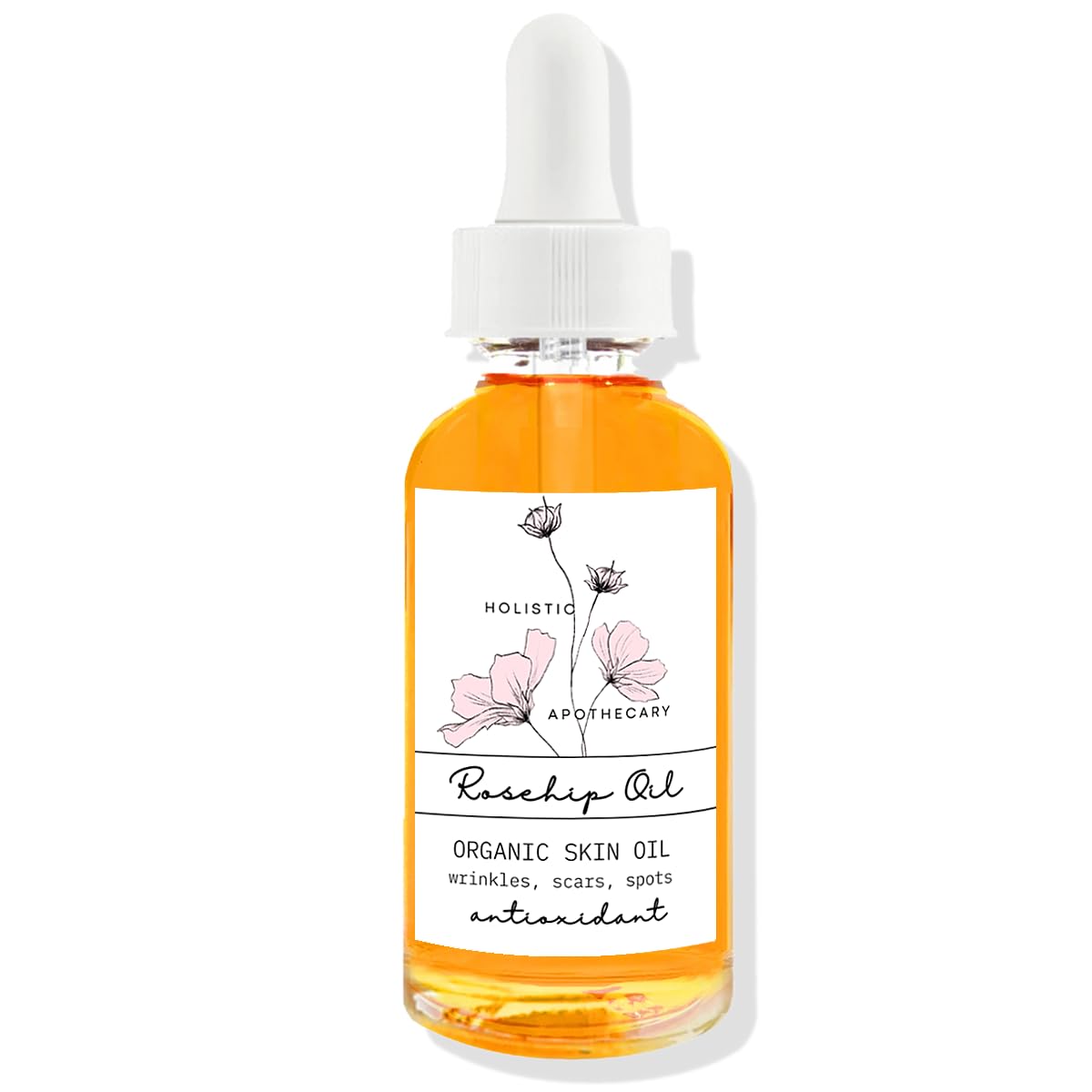 Premium Organic Rosehip Seed Oil for the Face, Skin, Hair, and Nails. Cold Pressed, Unrefined, Non-GMO Natural Rose hip Oil Pure Natural Moisturizer Serum