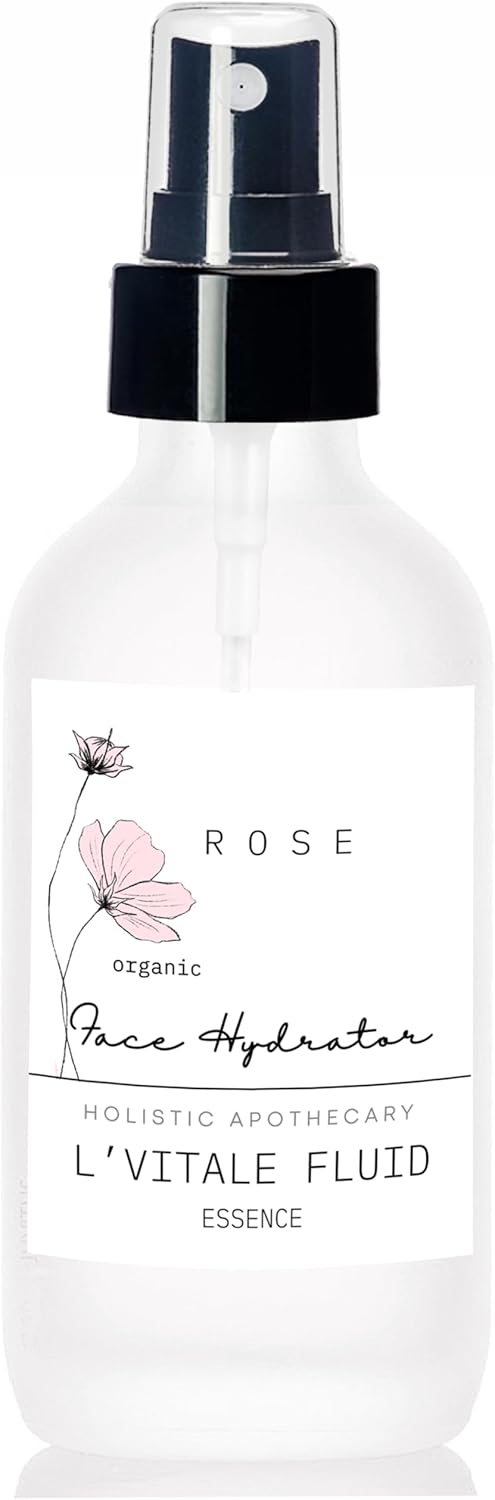 Natural Radiance Anti Age Facial Toner Organic Rosewater, Glycerin, Sea Kelp, Witch Hazel Face Toner - Regenerating - Naturally Hydrating Vitamin Drink for Skin - Firms Skin, Promotes a Youthful Glow.