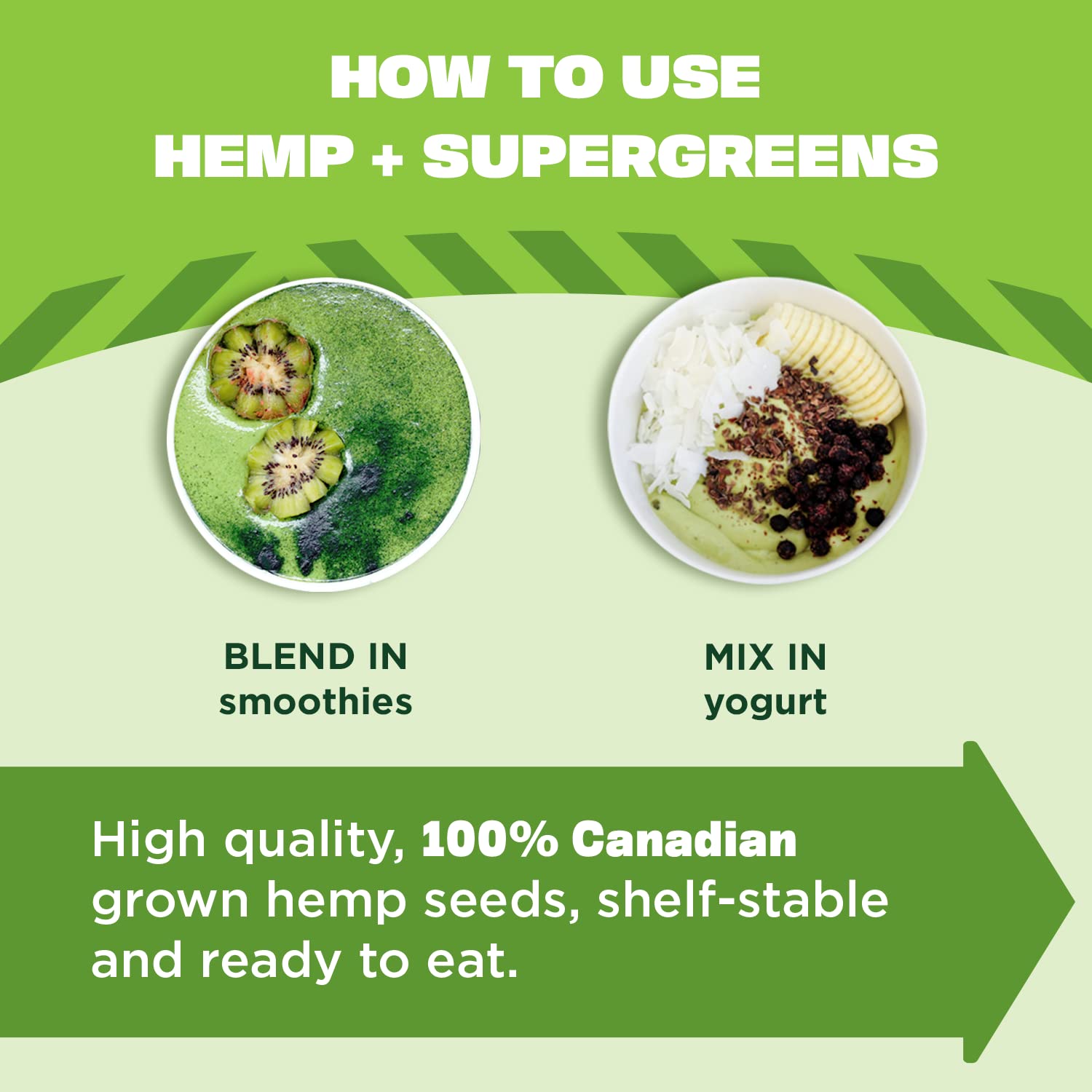 Manitoba Harvest Organic Hemp & Supergreens Powder, 7.5 oz, Green Superfood Powder with 6g of Protein, 3g of Fiber per Serving, Vegan, Non-GMO Project Verified, Packaging May Vary