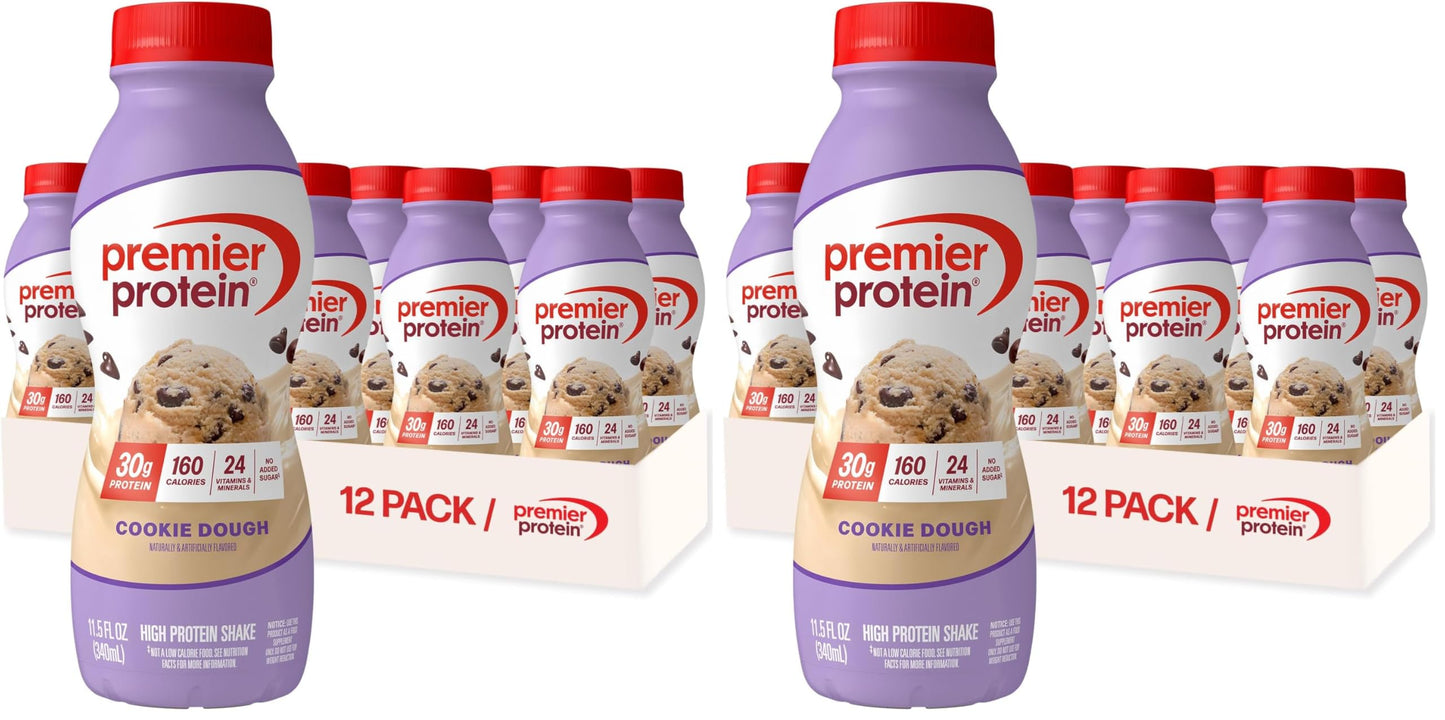 Premier Protein Shake, Caramel, 30g High Protein, 12 Pack