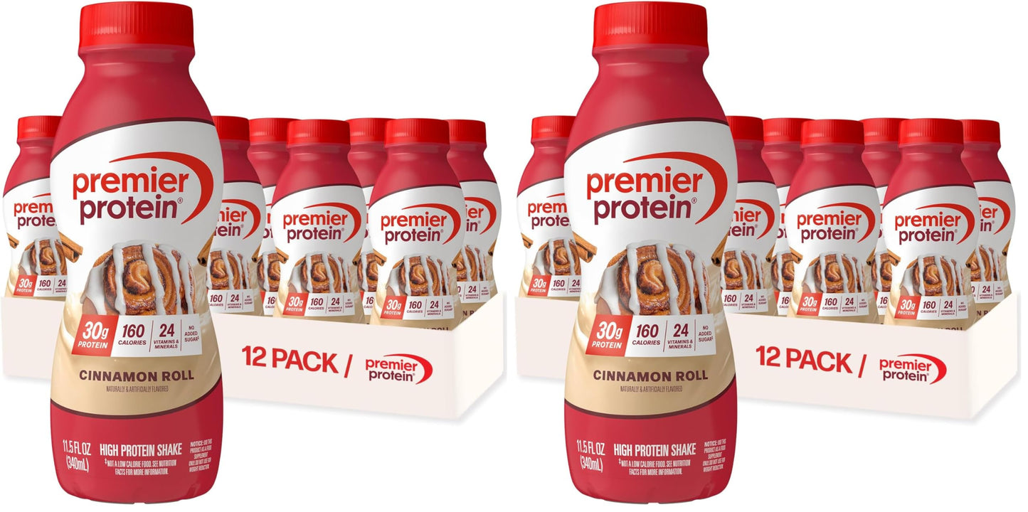 Premier Protein Shake, Caramel, 30g High Protein, 12 Pack